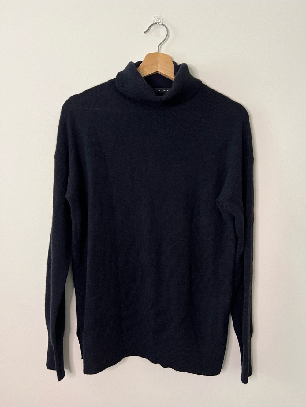 Halogen Black Cowl Neck Sweater